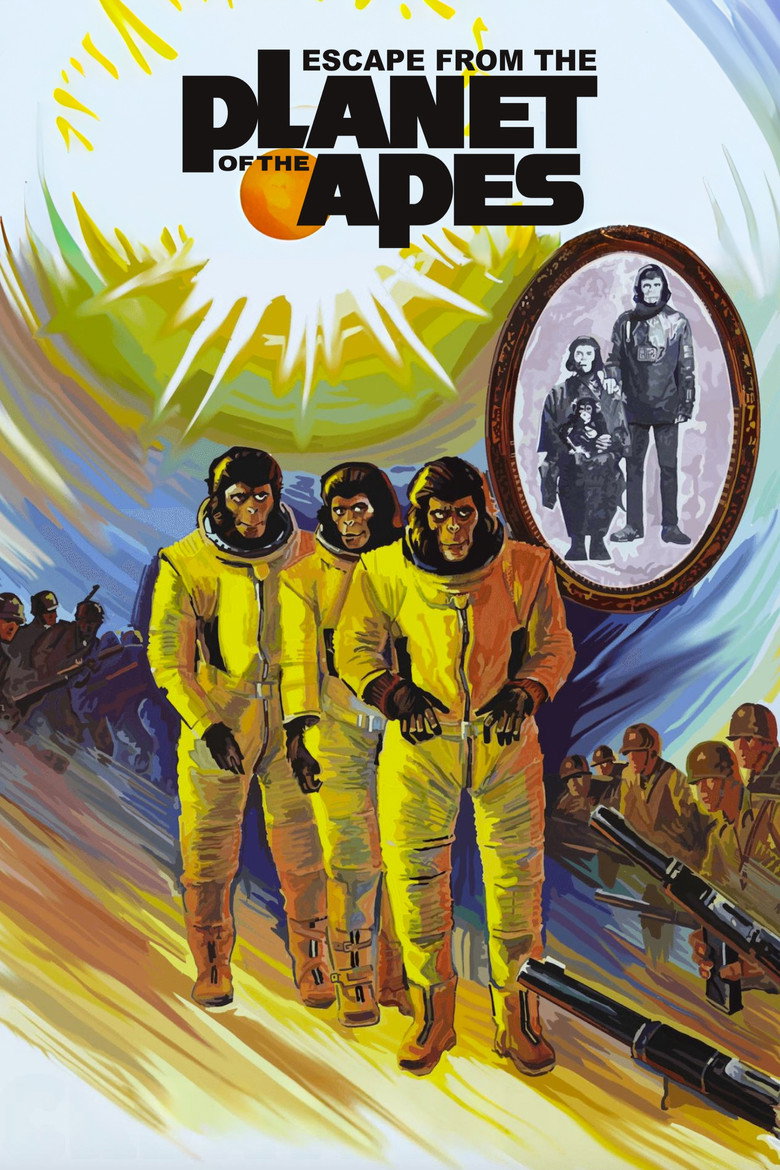 Poster filma ili serije Escape from the Planet of the Apes / Bijeg s planeta majmuna (1971)