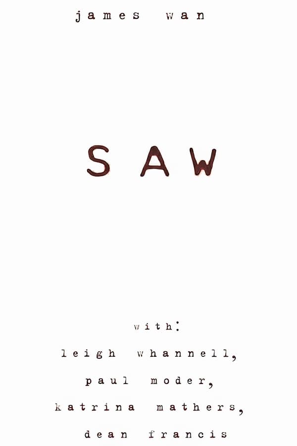 Poster filma ili serije Saw (2003)