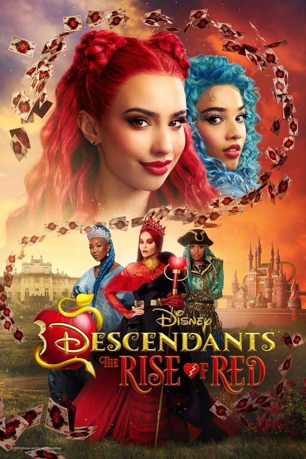 Poster filma ili serije Descendants: The Rise of Red (2024)