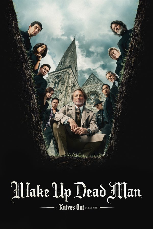 Poster filma ili serije Nož u leđa: Wake up, dead man (2025)