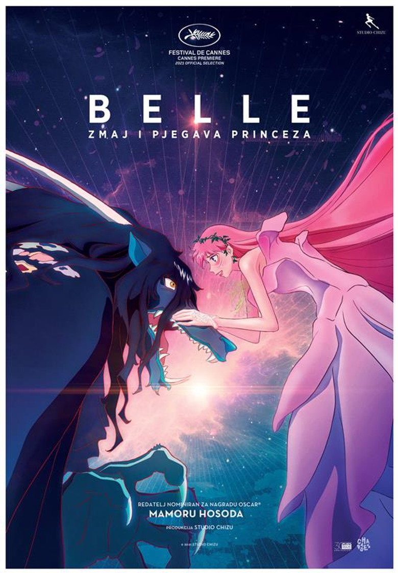 Poster filma ili serije Belle: Zmaj i pjegava princeza (2021)