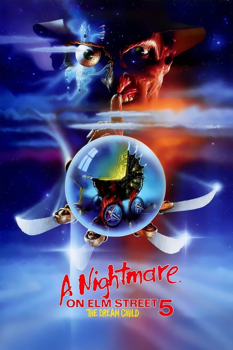 Poster filma ili serije Strava u Ulici brijestova 5: Dijete snova / A Nightmare on Elm Street 5 (1989)