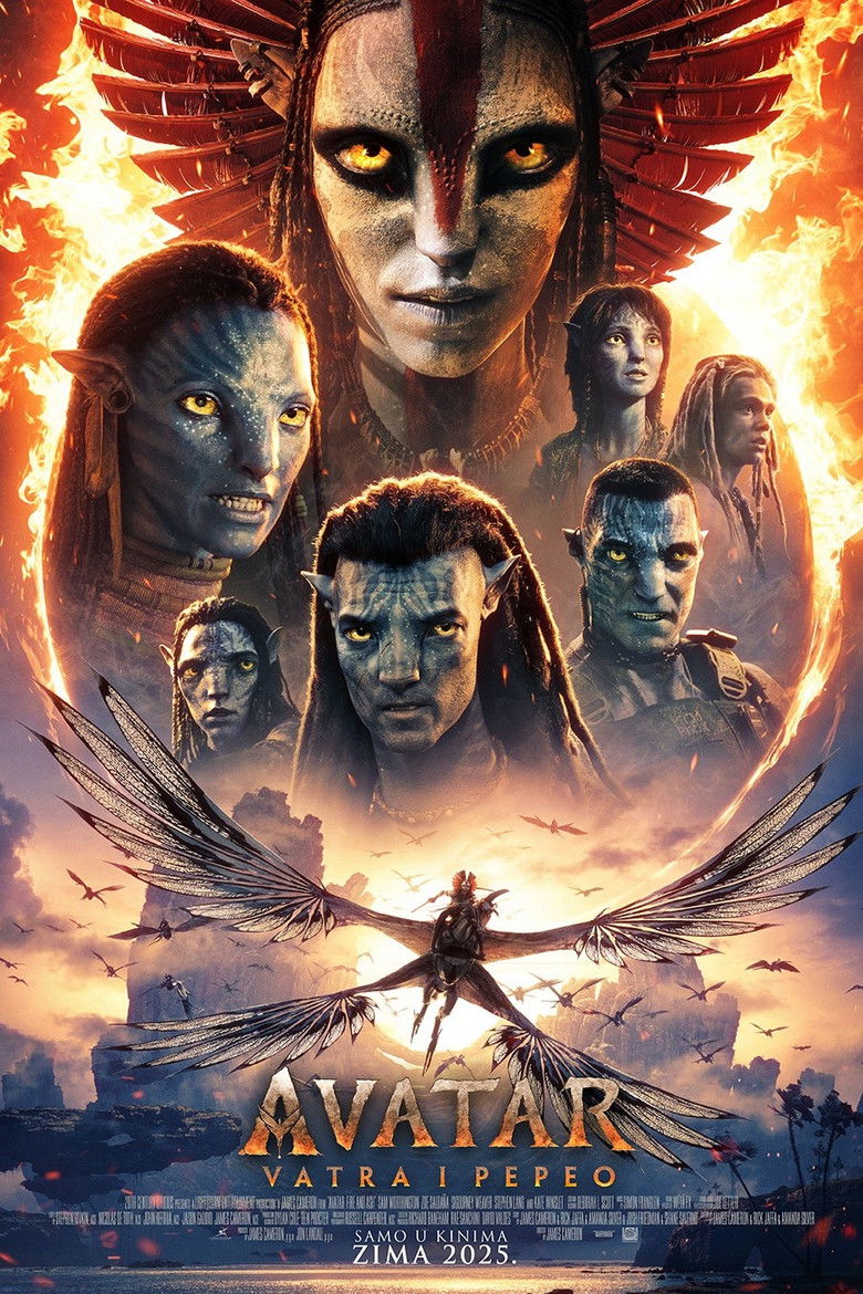 Poster filma ili serije Avatar: Vatra i pepeo (2025)