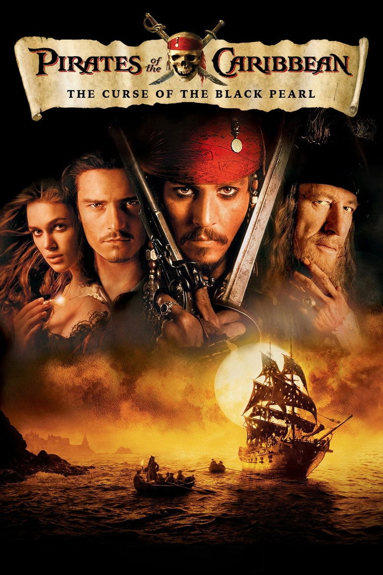 Poster filma ili serije Pirates of the Caribbean: The Curse of the Black Pearl (2003)