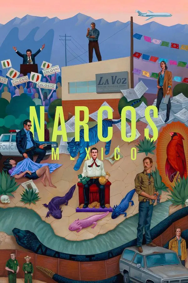 Poster serije Narcos: Meksiko (2018)