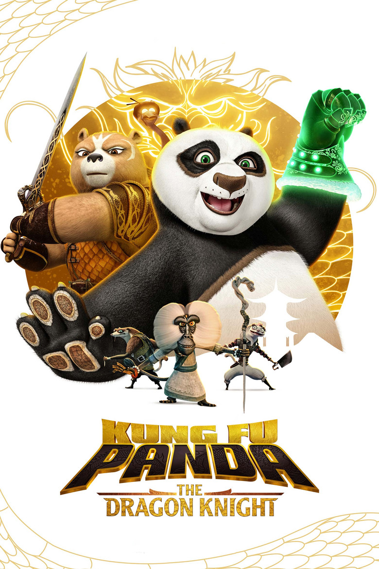Poster serije Kung Fu Panda: Zmajski Ratnik (2022)